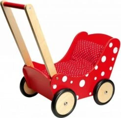 Poppenwagen Simply For Kids Stippen Rood