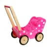 Poppenwagen Simply For Kids Stippen Rose -Speelgoed Winkel poppenwagen simply for kids stippen rose