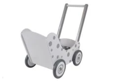 Poppenwagen Simply For Kids Stippen Wit -Speelgoed Winkel poppenwagen simply for kids stippen wit 2