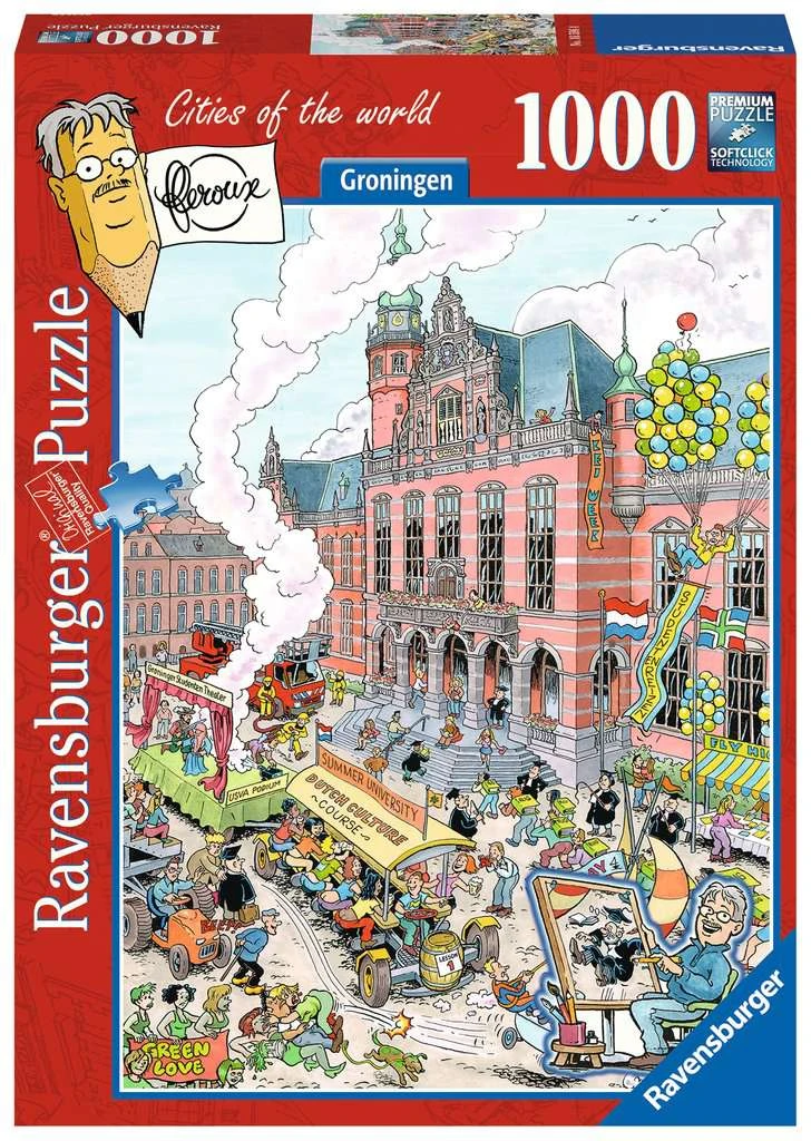 Ravensburger Puzzel Fleroux-Groningen 1000-stukjes 3 Ravensburger Puzzel Fleroux-Groningen 1000-stukjes