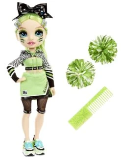 Rainbow High Cheerleader Modepop Jade Hunter -Speelgoed Winkel rainbow high fashion cheer doll jade hunter 2