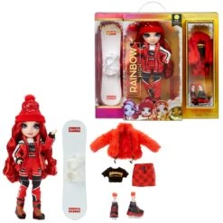 Rainbow High Fashion Winter Break Modepop Ruby Anderson 7 Rainbow High Fashion Winter Break Modepop Ruby Anderson -Speelgoed Winkel rainbow high fashion winter break doll ruby anderson 2
