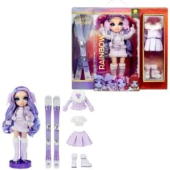 Rainbow High Fashion Winter Break Modepop Violet Willow -Speelgoed Winkel rainbow high fashion winter break doll violet willow 2