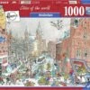 Ravensburger Puzzel Fleroux Amsterdam-in-de-winter 1000-stukjes -Speelgoed Winkel ravburger puzzel amsterdam in de winter fleroux legpuzzel