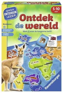 Ontdek De Wereld Kinderspel Ravensburger Spellen -Speelgoed Winkel ravensburger kinderspel ontdek de wereld 241637 2