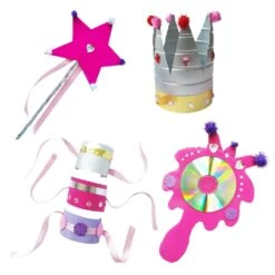 Re-cycle-me Princess Dress Up Recycle Set Knutselset -Speelgoed Winkel re cycle me princess dress up 1