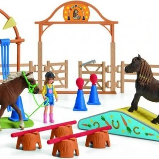 Schleich 42481 Pony Behendigheidstraining HorseClub 3 Schleich 42481 Pony Behendigheidstraining HorseClub