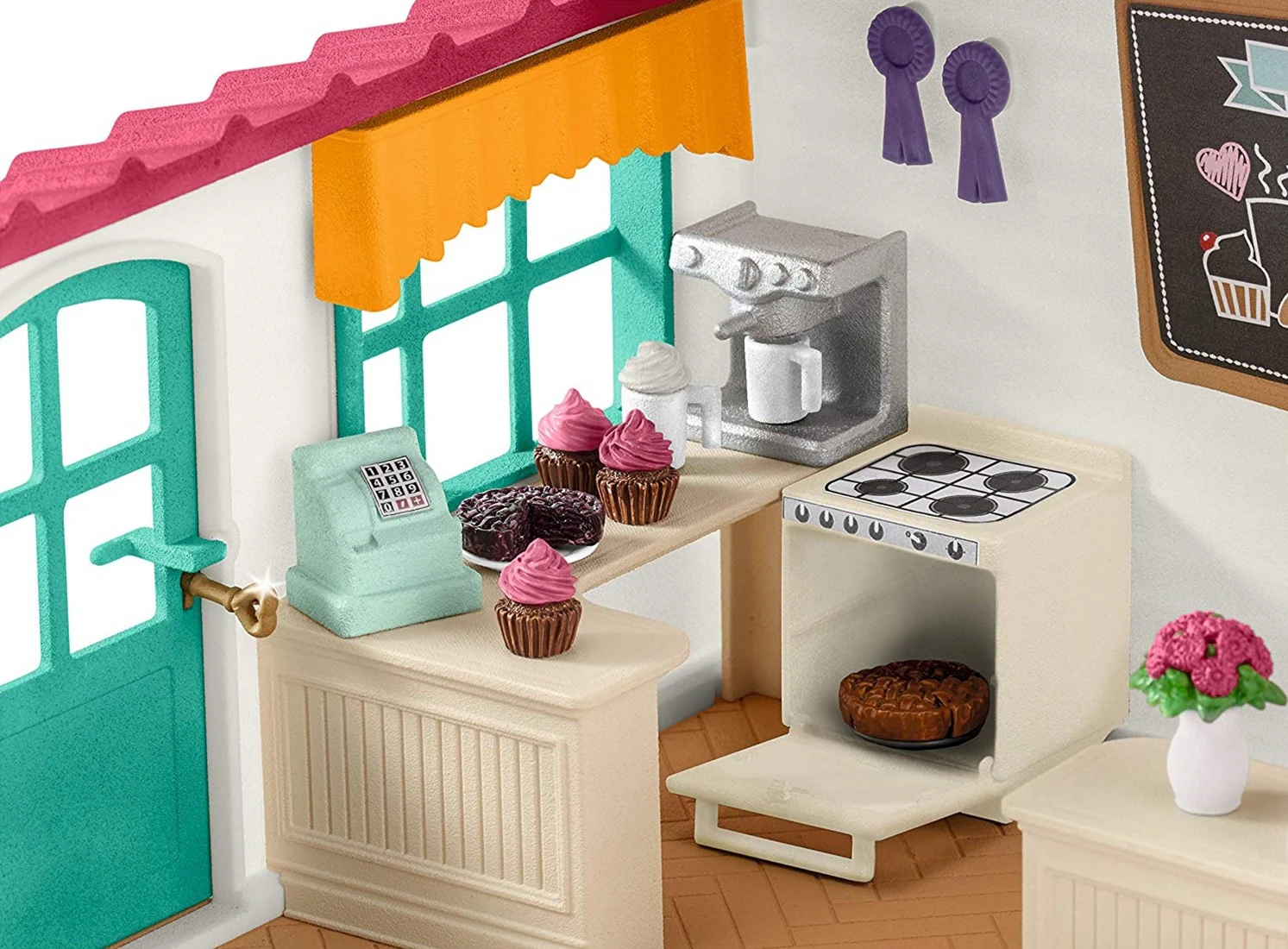 Schleich 42592 Ruitercafe HorseClub 6 Schleich 42592 Ruitercafe HorseClub - Afbeelding 4