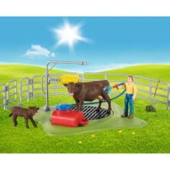 Schleich 42529 Vrolijke Koeienwasstraat Farmworld -Speelgoed Winkel schleich 42529 koeienwasstraat