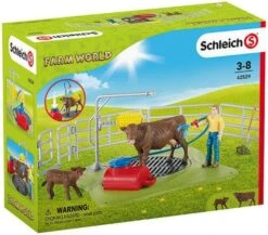 Schleich 42529 Vrolijke Koeienwasstraat Farmworld -Speelgoed Winkel schleich 42529 koeienwasstraat 3