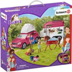 Schleich 42535 Avontuur Met Auto En Trailer HorseClub -Speelgoed Winkel schleich 42535 avontuur met auto en trailer 8