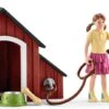 Schleich 42376 Hondenhok Met Hond En Kind FarmWorld -Speelgoed Winkel schleich 42376 hondenhok farmworld