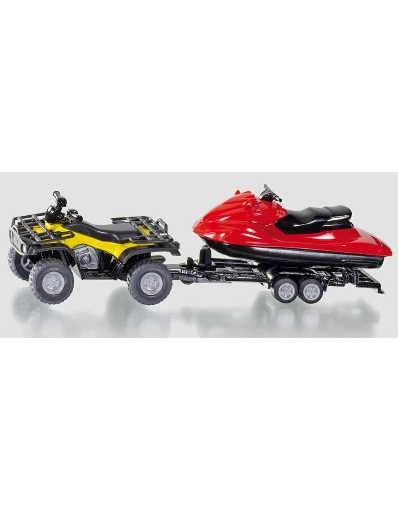 Siku 2314 Quad Met Aanhangwagen Met Jetski Schaal 1:50 3 Siku 2314 Quad Met Aanhangwagen Met Jetski Schaal 1:50
