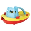 Green Toys Green-Toys Sleepboot Geel Met Blauw Handvat -Speelgoed Winkel sleepboot blauwe handvat green toys