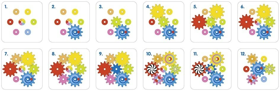 Tandwielenpuzzel Goki 6 Tandwielenpuzzel Goki - Afbeelding 4