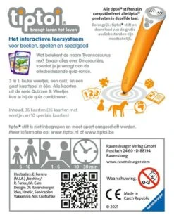 Tiptoi Quizzen&Weetjes Dinosauriers -Speelgoed Winkel tiptoi quizzen weetjes dinosauriers 1
