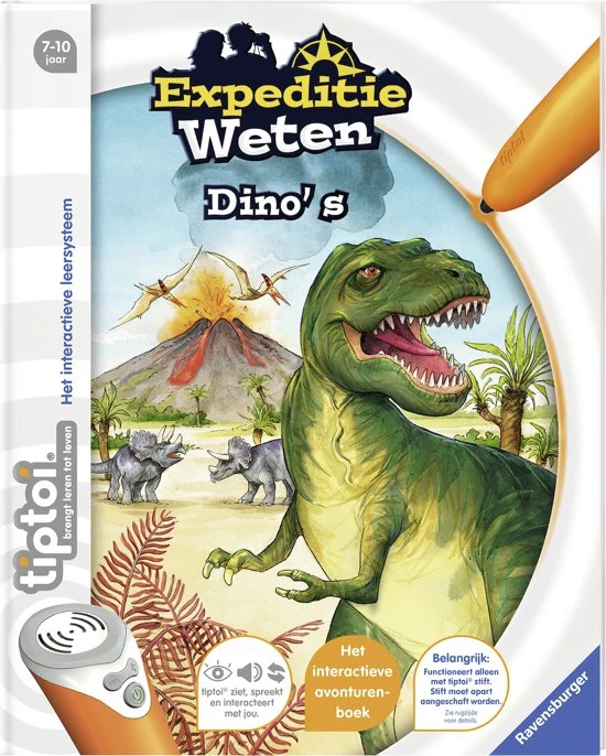 Tiptoi Boek “Expeditie Weten: Dino’s” 4 Tiptoi Boek “Expeditie Weten: Dino’s” - Afbeelding 2