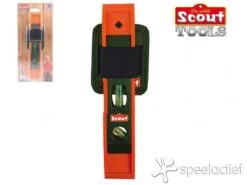 Scout Waterpas Kunststof Incl Gordelhouder Kindergereedschap -Speelgoed Winkel waterpas scout 19424 1