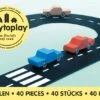 WayToPlay King Of The Road Rubber Flexibele Autobaan 40-dlg -Speelgoed Winkel waytoplay king of the road flexibele autobaan 1